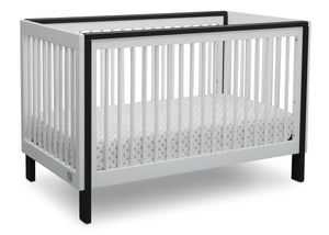  Bianca White with Ebony (149) 9-Fremont 3-in-1 Convertible Crib