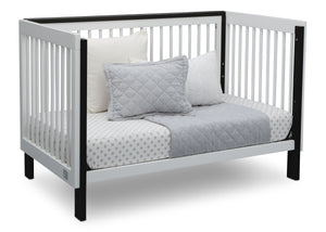 Serta Fremont 3-in-1 Convertible Crib Bianca White with Ebony (149) Daybed b5b 12-Fremont 3-in-1 Convertible Crib