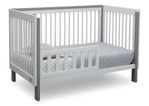 Serta Fremont 3-in-1 Convertible Crib Bianca White with Grey (166) Toddler Bed c4c 16-Fremont 3-in-1 Convertible Crib
