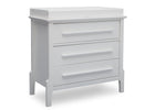 Serta Bianca (130) Mid-Century Modern 3 Drawer Dresser with Changing Top, Angle b2b 4-Mid-Century Modern 3 Drawer Dresser with Changing Top