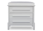 Serta Mid-Century Classic 3 Drawer Dresser Bianca (130), Front b1b 5-Mid-Century Modern 3 Drawer Dresser with Changing Top