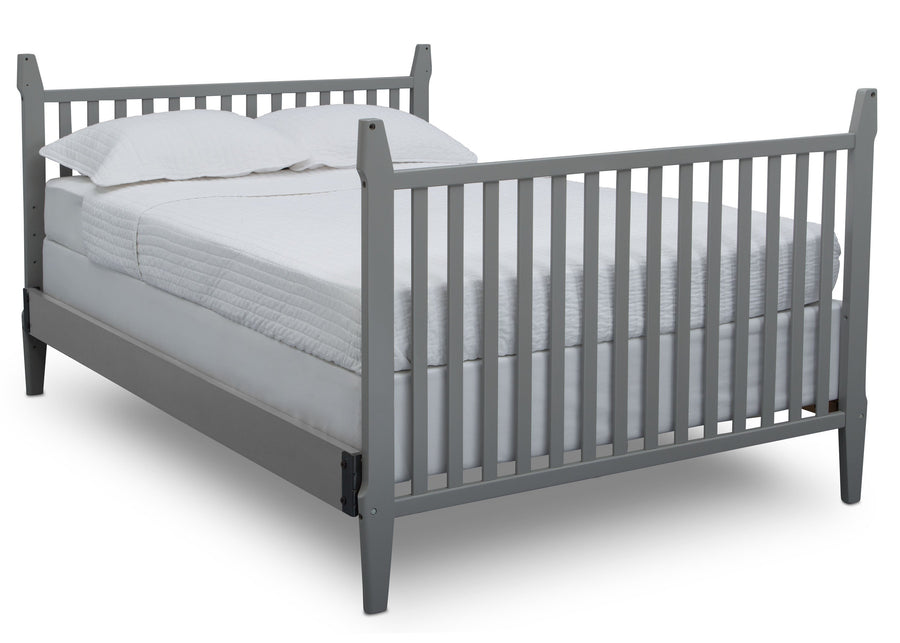 Serta Mid-Century Modern Classic 5-in-1 Convertible Crib Grey (026) Fullsize Footboard a6a 6-Mid-Century Modern Classic 5-in-1 Convertible Crib