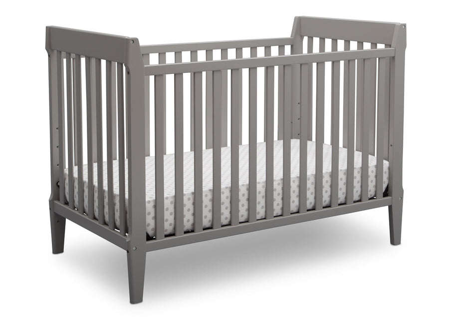 Serta Mid-Century Modern Classic 5-in-1 Convertible Crib Grey (026) Angle a2a 2-Mid-Century Modern Classic 5-in-1 Convertible Crib