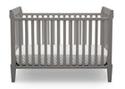 Serta Mid-Century Modern Classic 5-in-1 Convertible Crib Grey (026) Front a3a 3-Mid-Century Modern Classic 5-in-1 Convertible Crib