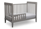 Serta Mid-Century Modern Classic 5-in-1 Convertible Crib Grey (026) Toddler Bed a4a 4-Mid-Century Modern Classic 5-in-1 Convertible Crib