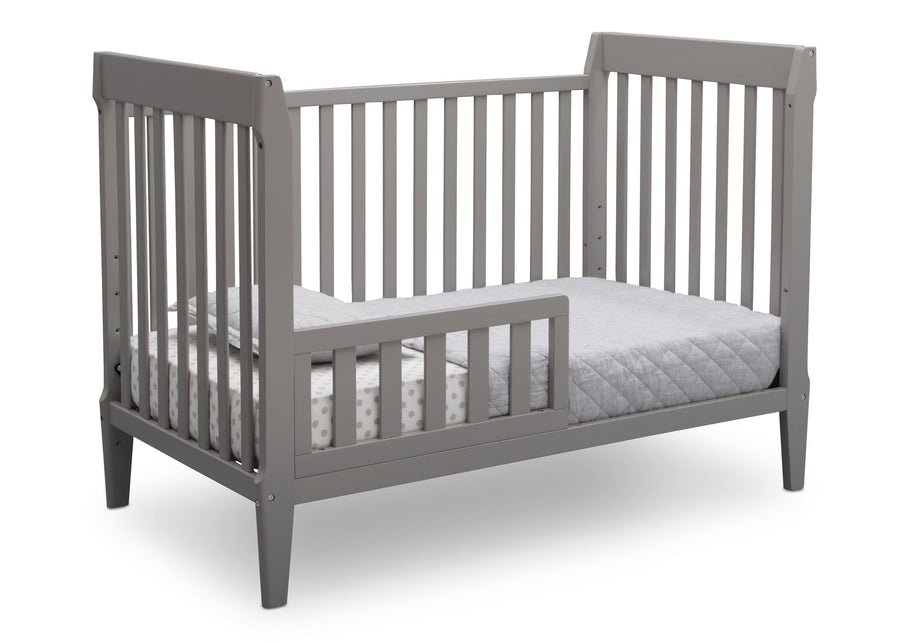 Serta Mid-Century Modern Classic 5-in-1 Convertible Crib Grey (026) Toddler Bed a4a 4-Mid-Century Modern Classic 5-in-1 Convertible Crib