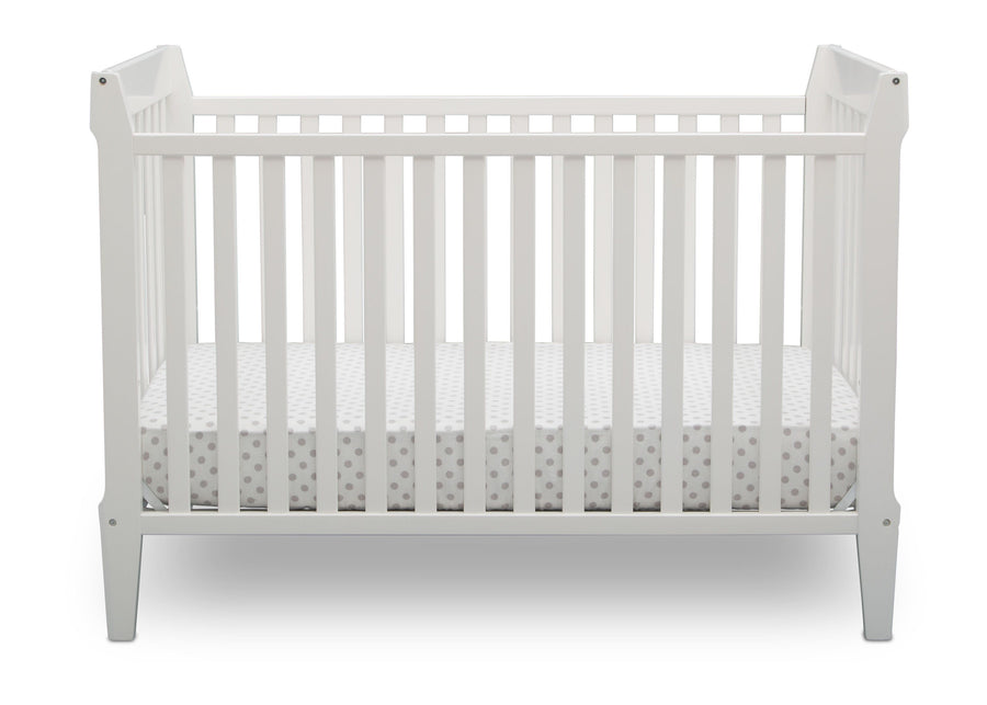Serta Mid-Century Modern Classic 5-in-1 Convertible Crib Bianca (130) Front b3b 10-Mid-Century Modern Classic 5-in-1 Convertible Crib