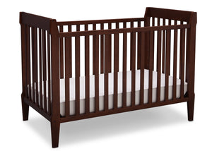 Serta Mid-Century Modern Classic 5-in-1 Convertible Crib Walnut Espresso (1324) Angle c2c 18-Mid-Century Modern Classic 5-in-1 Convertible Crib