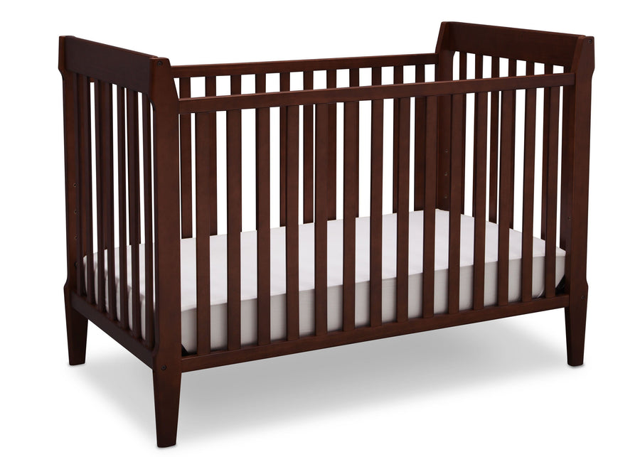 Serta Mid-Century Modern Classic 5-in-1 Convertible Crib Walnut Espresso (1324) Angle c2c 16-Mid-Century Modern Classic 5-in-1 Convertible Crib