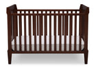 Serta Mid-Century Modern Classic 5-in-1 Convertible Crib Walnut Espresso (1324) Front c3c 17-Mid-Century Modern Classic 5-in-1 Convertible Crib