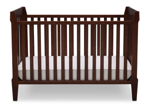 Serta Mid-Century Modern Classic 5-in-1 Convertible Crib Walnut Espresso (1324) Front c3c 19-Mid-Century Modern Classic 5-in-1 Convertible Crib