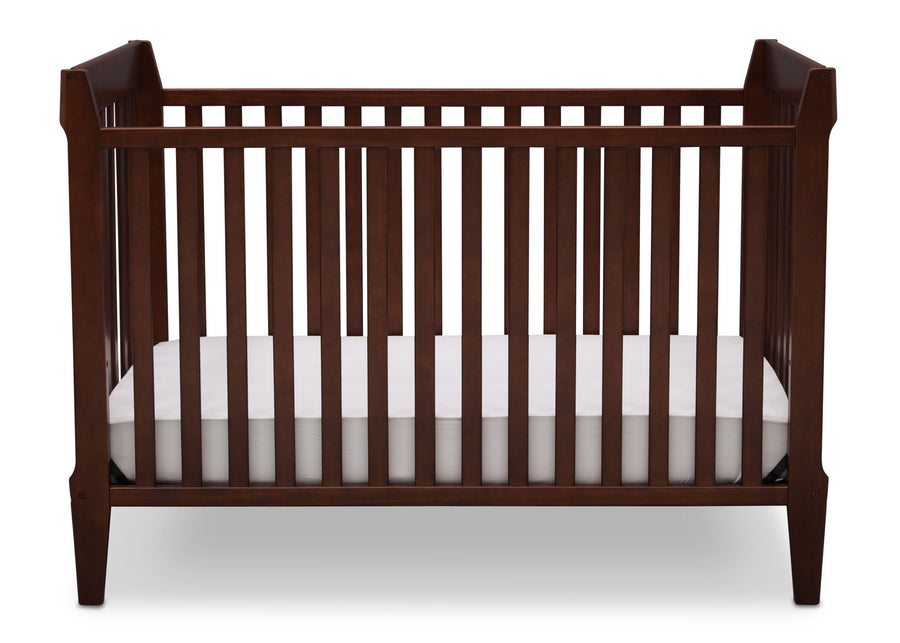 Serta Mid-Century Modern Classic 5-in-1 Convertible Crib Walnut Espresso (1324) Front c3c 17-Mid-Century Modern Classic 5-in-1 Convertible Crib