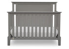Serta Mid-Century Modern Lifestyle 4-in-1 Crib Grey (026) Front a3a 2-Mid-Century Modern Lifestyle 4-in-1 Crib