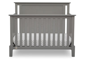 Serta Mid-Century Modern Lifestyle 4-in-1 Crib Grey (026) Front a3a 3-Mid-Century Modern Lifestyle 4-in-1 Crib