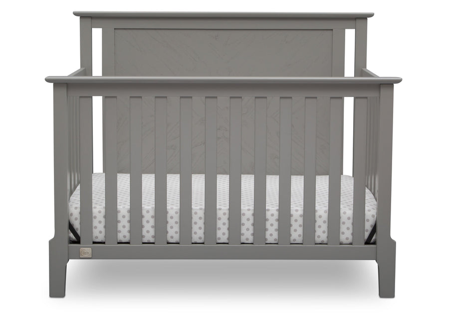 Serta Mid-Century Modern Lifestyle 4-in-1 Crib Grey (026) Front a3a 2-Mid-Century Modern Lifestyle 4-in-1 Crib