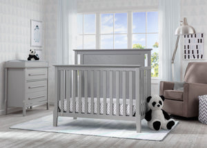 Serta Mid-Century Modern Lifestyle 4-in-1 Crib Grey (026) Room View a1a 7-Mid-Century Modern Lifestyle 4-in-1 Crib