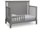 Serta Mid-Century Modern Lifestyle 4-in-1 Crib Grey (026) Toddler Bed a4a 3-Mid-Century Modern Lifestyle 4-in-1 Crib