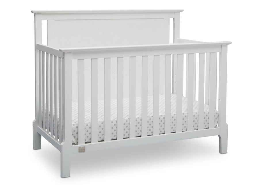 Serta Mid-Century Modern Lifestyle 4-in-1 Crib Bianca (130) Angle b2b 7-Mid-Century Modern Lifestyle 4-in-1 Crib