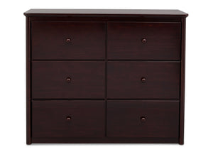 Delta Children Dark Chocolate (207) Somerset 6 Drawer Dresser Front View b1b 1-Somerset 6 Drawer Dresser