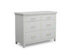 Delta Children Bianca White (130) Avery 6 Drawer Dresser (708060), Sideview, b4b 5-Avery 6 Drawer Dresser