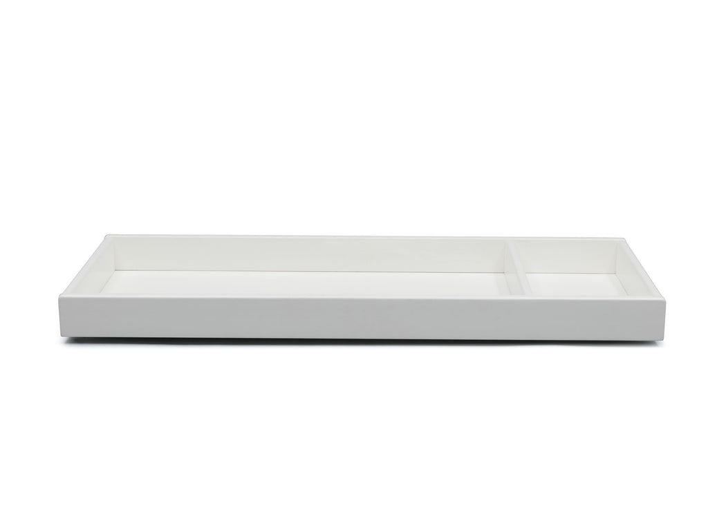 Delta Children Bianca White (130) Avery Changing Tray (708710), Front View, b2b
