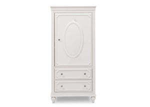Delta Children White Ambiance (108) Princess Magical Dreams Armoire Front View b2b 2-Disney Princess Magical Dreams Armoire