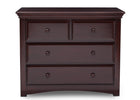 Serta Dark Chocolate (207) Park Ridge 4 Drawer Dresser (702640), Straight, c2c 7-Park Ridge 4 Drawer Dresser