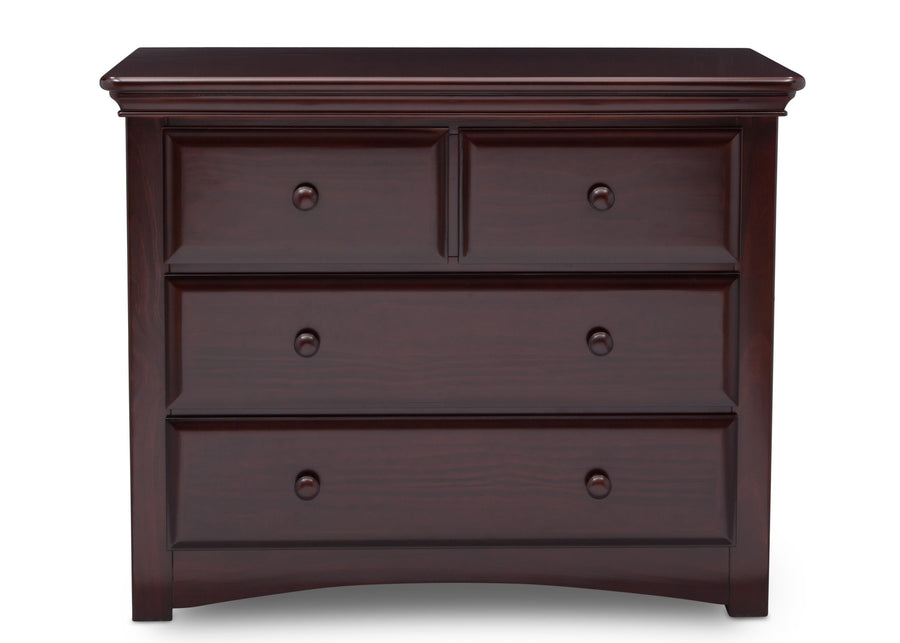 Serta Dark Chocolate (207) Park Ridge 4 Drawer Dresser (702640), Straight, c2c 7-Park Ridge 4 Drawer Dresser