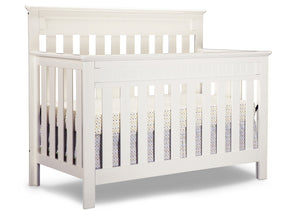 Delta Children White Ambiance (108) Chalet 4-in-1 Crib, Crib Conversion b1b 39-Chalet 4-in-1 Crib