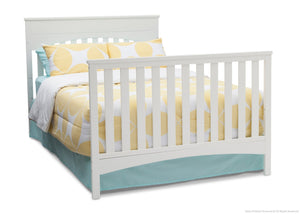 Delta Children White Ambiance (108) Bennington Lifestyle 4-in-1 Crib, Full-Size Bed Conversion a6a 6-Bennington Lifestyle 4-in-1 Crib