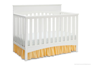 Delta Children White Ambiance (108) Bennington Lifestyle 4-in-1 Crib, Crib Conversion 7-Bennington Lifestyle 4-in-1 Crib