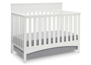 Delta Children White Ambiance (108) Bennington Lifestyle 4-in-1 Crib, Crib Conversion a3a 0-Bennington Lifestyle 4-in-1 Crib