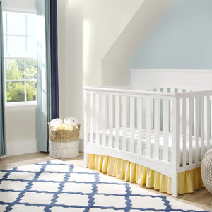 Delta Children White Ambiance (108) Bennington Lifestyle 4-in-1 Crib, Crib Conversion in Setting a1a 20-Bennington Lifestyle 4-in-1 Crib