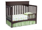 Delta Children Dark Chocolate (207) Bennington Lifestyle 4-in-1 Crib, Toddler Bed Conversion b3b 7-Bennington Lifestyle 4-in-1 Crib