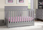 Delta Children Grey (026) Geneva 4-in-1 Crib with Props 1 a2a 1-Geneva 4-in-1 Crib