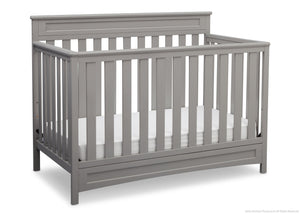 Delta Children Grey (026) Geneva 4-in-1 Crib, Crib Conversion a4a 18-Geneva 4-in-1 Crib