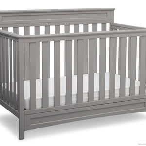 Delta Children Grey (026) Geneva 4-in-1 Crib, Crib Conversion a4a 22-Geneva 4-in-1 Crib