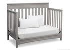 Delta Children Grey (026) Geneva 4-in-1 Crib, Day Bed Conversion a6a 5-Geneva 4-in-1 Crib