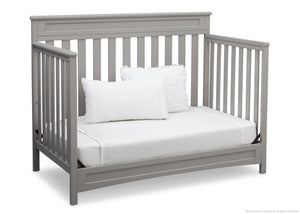 Delta Children Grey (026) Geneva 4-in-1 Crib, Day Bed Conversion a6a 7-Geneva 4-in-1 Crib