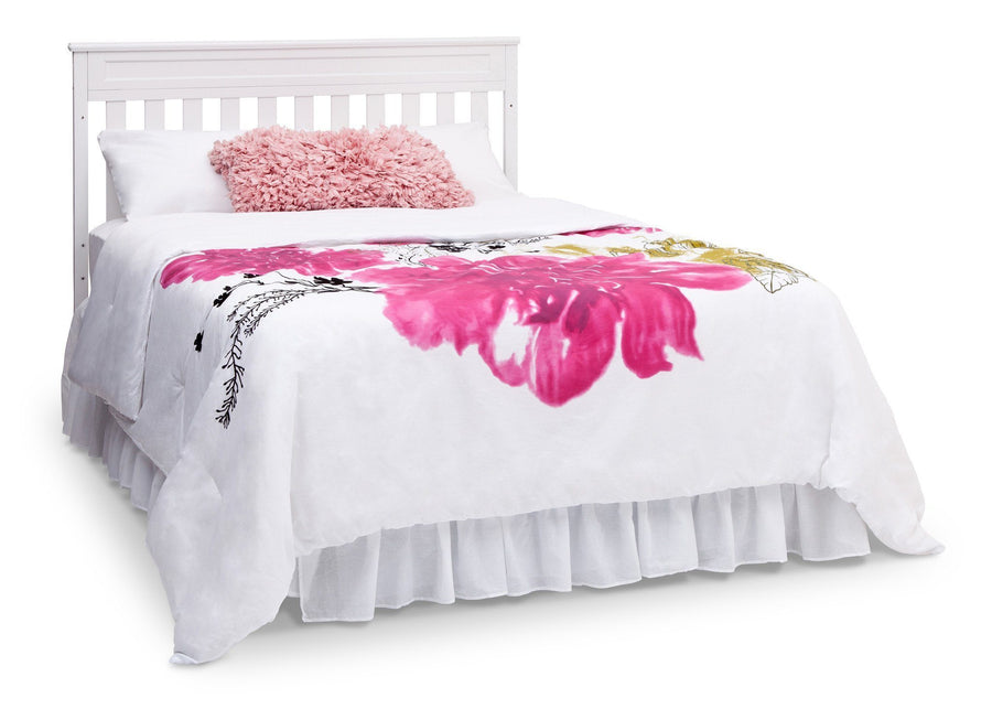Delta Children White (100) Geneva 4-in-1 Crib, Full-Size Bed Conversion b5b 15-Geneva 4-in-1 Crib