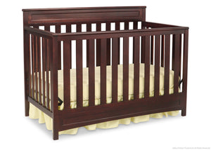 Delta Children Dark Chocolate (207) Geneva 4-in-1 Crib, Crib Conversion c2c 31-Geneva 4-in-1 Crib