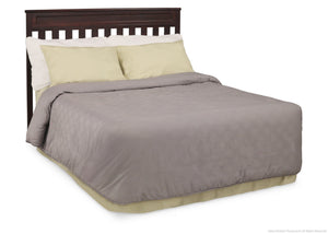 Delta Children Dark Chocolate (207) Geneva 4-in-1 Crib, Full-Size Bed Conversion c5c 17-Geneva 4-in-1 Crib