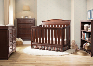 Delta Children Espresso Truffle (208) Summit 4-in-1 Crib in Setting a1a 7-Summit 4-in-1 Crib