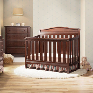 Delta Children Espresso Truffle (208) Summit 4-in-1 Crib in Setting a1a 23-Summit 4-in-1 Crib