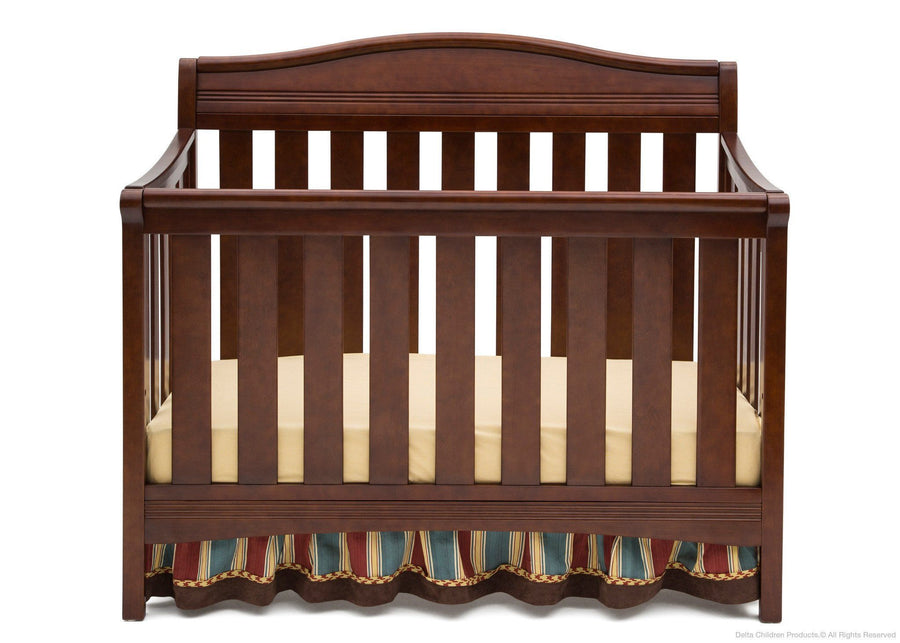 Delta Children Espresso Truffle (208) Summit 4-in-1 Crib, Crib Conversion a2a 2-Summit 4-in-1 Crib