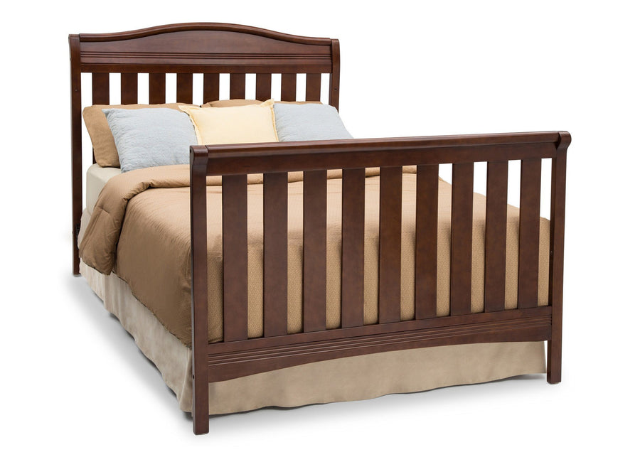 Delta Children Espresso Truffle (208) Summit 4-in-1 Crib, Full-Size Conversion a6a 5-Summit 4-in-1 Crib