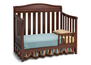 Delta Children Espresso Truffle (208) Summit 4-in-1 Crib, Toddler Bed Conversion a4a 3-Summit 4-in-1 Crib