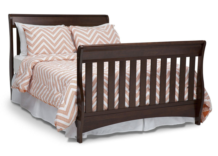 Delta Children Chocolate (204) Birkdale 4-in-1 Crib, Full Size Bed Conversion a6a 5-Birkdale 4-in-1 Crib