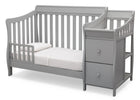Grey (026) 3-Bentley S Convertible Crib and Changer