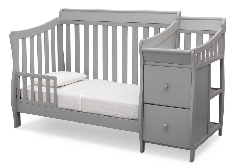 Grey (026) 3-Bentley S Convertible Crib and Changer